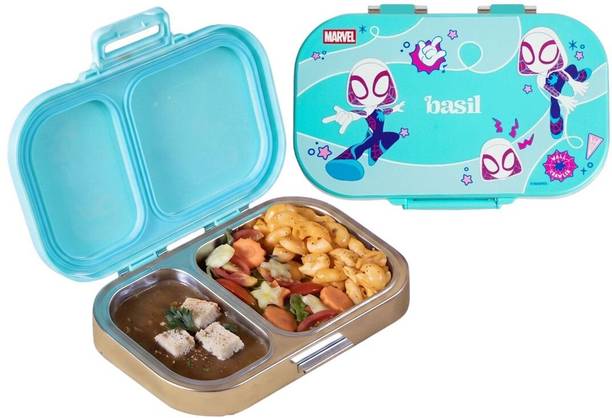 BASIL Bento Ace 2C 1 Containers Stainless Steel Office Lunch Box