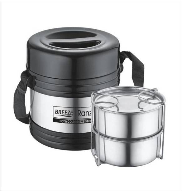 रैंज़र ब्रीज़ Ranzer-2 Stainless Steel 2 कंटेनर लंच बॉक्स