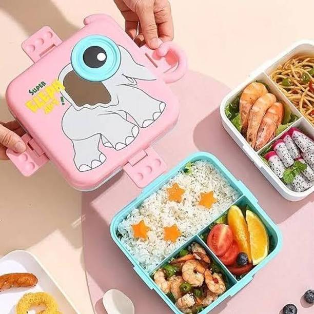 mannu O lunch box 1 Containers Plastic School Lunch Box