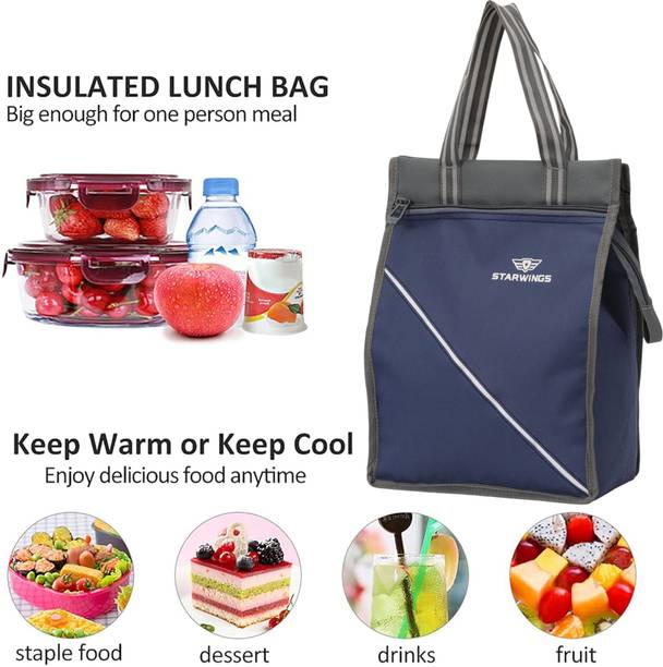 STARWINGS Lunch Box with 2 Compartment with Spoon for Kids & Adults 2 Containers Lunch Box