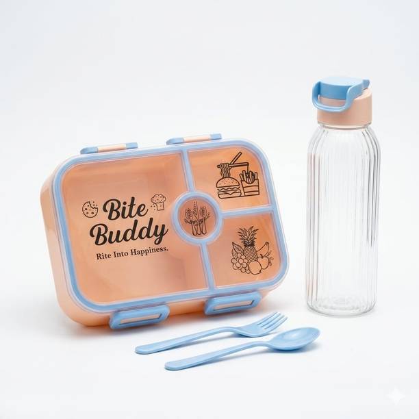 CPG ENTERPRISES Box-5252 4 Containers Plastic School Lunch Box
