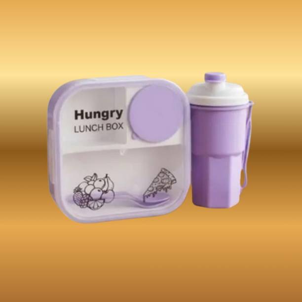 daimaondind tiffin box for office , hungry lunch box-1pcs-a22 3 Containers Plastic School Lunch Box