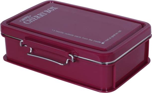 JAYPEE Insu. S.S. Lunch Boxes- Beststeel Cherry 2 Containers Lunch Box