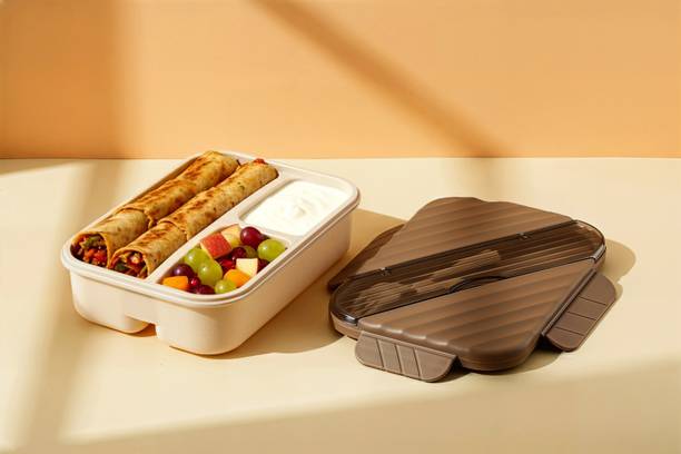 ROKAD A29 3 Containers Plastic School Lunch Box