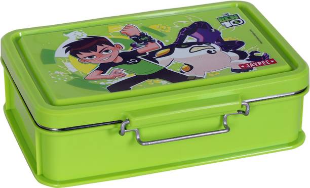 जयपी Insu. S.S. Lunch Boxes- Rocksteel Green 2 कंटेनर लंच बॉक्स