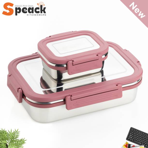 SPEACK Kid Tiffin 2 Containers Lunch Box