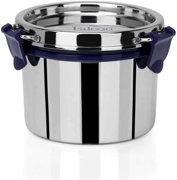 फाल्कन stainless Steel Eco Nxt Airtight Storage Container With Extra Clamp, Blue 1 कंटेनर लंच बॉक्स