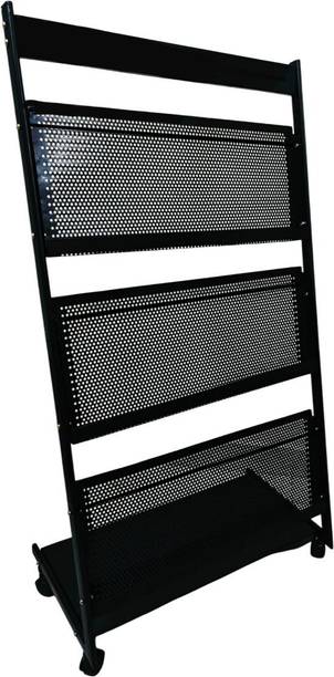 JAISHTEC 4 Tray Straight Magazine stand/ Newspaper Stand-for Home, School, Office Floor Standing Magazine Holder