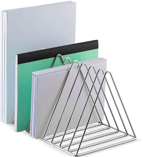 GESCHIR Triangle Magazine Rack Stand, Newspaper Desk Rack, File Holder Organiser Rack Table Top Magazine Holder