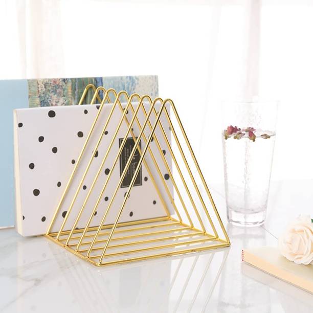 moreyaji File Rack for Office/Storage Organizer/Bedroom Office Room Metal Open Book Shelf Metal Open Book Shelf