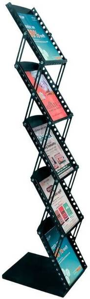 JAISH ADVERTISING Metal Floor Standing Catalouge Magazine Holder Rack Display Stand Floor Standing Magazine Holder