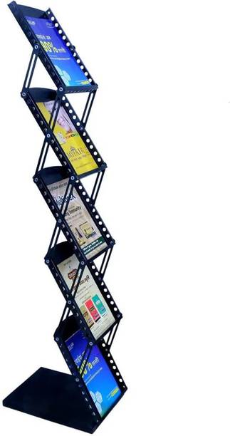 JAISHTEC Floor Standing Magazine Holder Rack Display Stand Floor Standing Magazine Holder