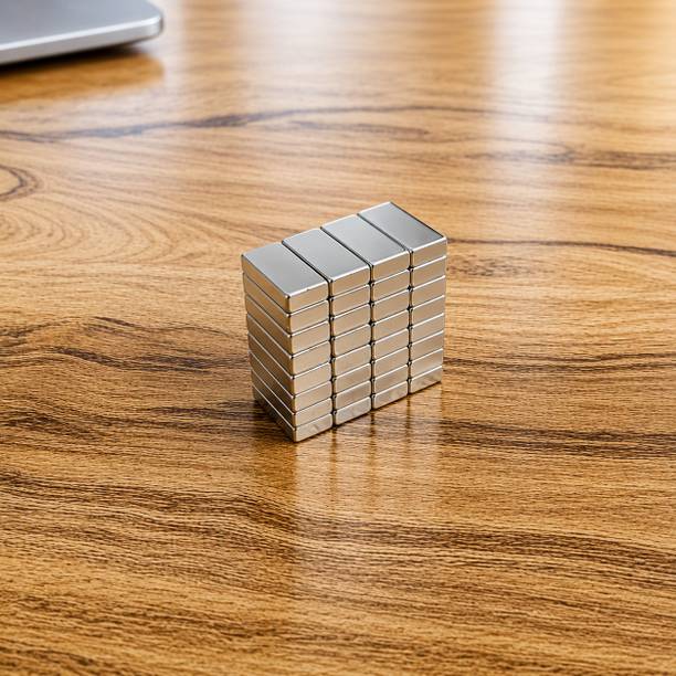 Jinsa 40pcs of 10x5x2mm Rectangle/block Neodymium Rare-Earth Magents, Art & crafts Multipurpose Office Magnets Pack of 40
