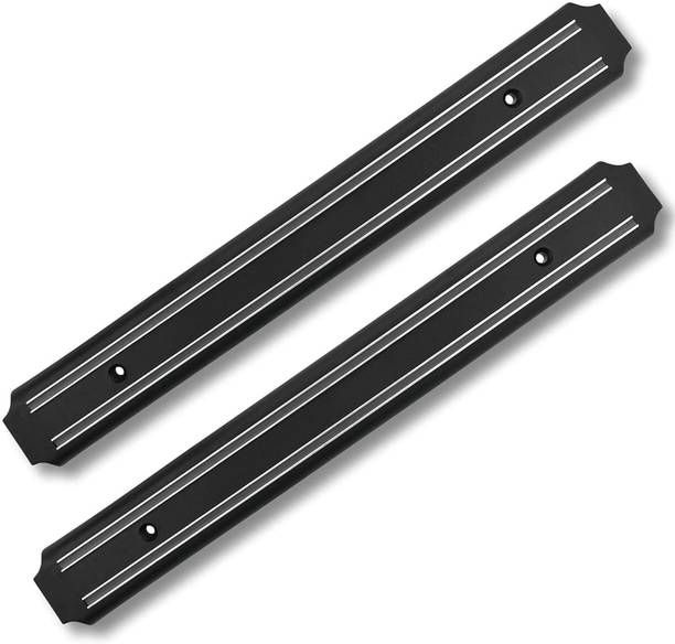 PINOPZA 2pc - 33cm Magnetic, Magnetic Knife Storage Strip, Magnet Kitchen Knife Holder Kitchen Organiser Magnet, Multipurpose Office Magnets Pack of 2