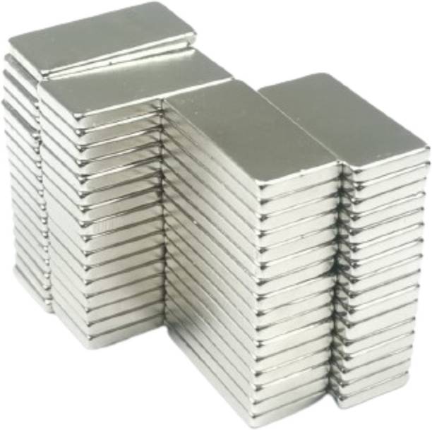 Jinsa 25pcs of 20x10x2mm Rectangle/block Neodymium Rare-Earth Magents, Art & crafts Multipurpose Office Magnets Pack of 25
