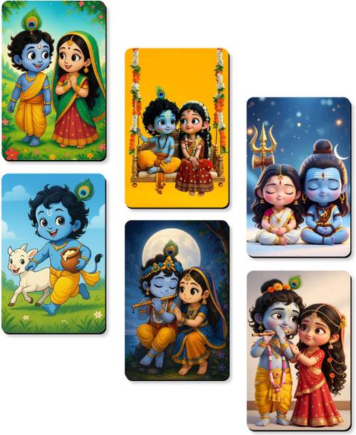 ASIDEA Pack of 6 Fridge Magnet Fridge Magnet, Door Magnet, Photo Gallery Magnets Pack of 6
