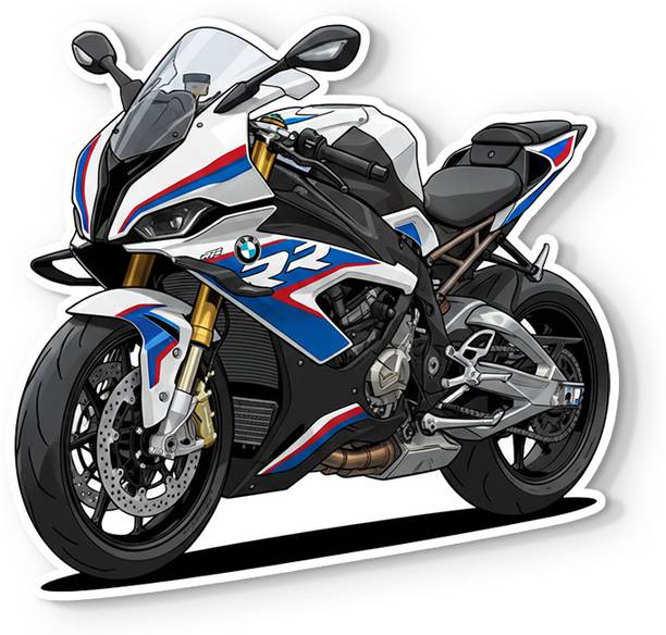 Gifteeng S1000RR 4inch Wooden Dream Bike 4mm Thick Stylish Magnet for Gifts Fridge Magnet Pack of 1