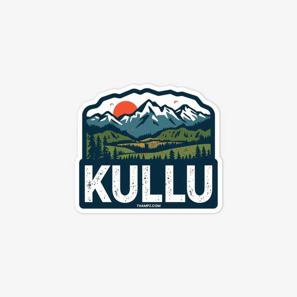 THAMPZ Kullu 3D Embossed Flexible Fridge Magnet Pack of 1