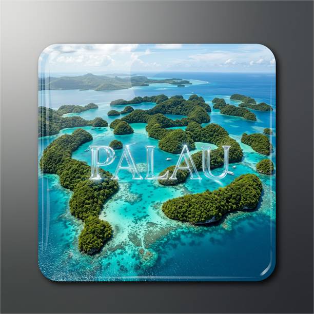 OPRYX Palau Paradise Aerial View Souvenir Magnet Fridge Magnet Pack of 1
