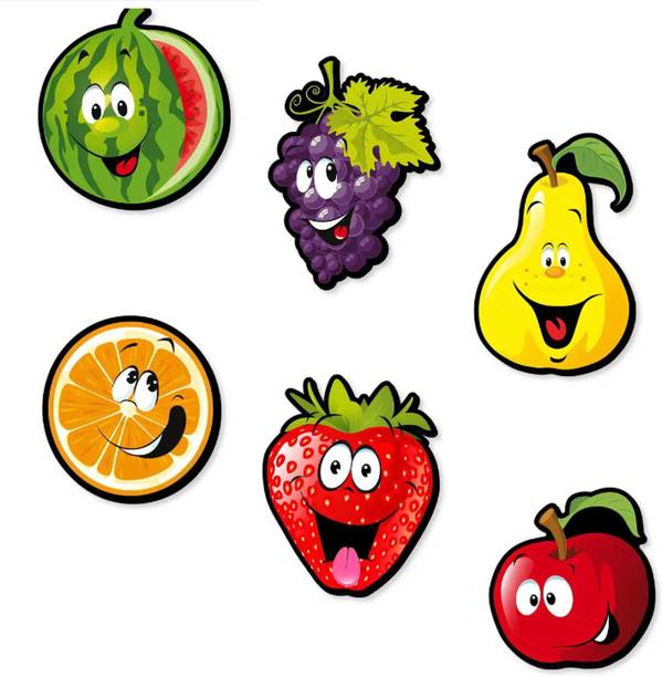 FITLOGAN Fridge Magnets Refrigerator Cute Designs for Home, Kitchen and Office Fridge Fridge Magnet Pack of 6
