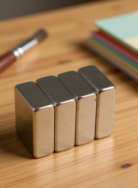 Jinsa 10pcs of 15x10x5mm Rectangle/block Neodymium Rare-Earth Magnets,Arts & crafts Multipurpose Office Magnets Pack of 10