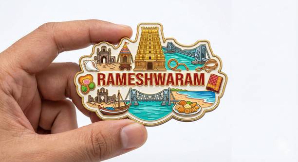 PixelByte Souvenir Fridge Magnet | Collectible Indian City Magnets | High-Power Magnet Fridge Magnet Pack of 1