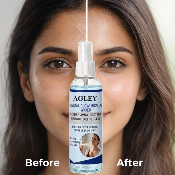 AGLEY Advanced Micellar Cleansing Water for Makeup Removal and Skin Refreshing Makeup Remover