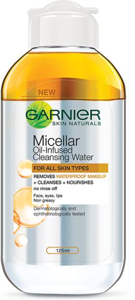 GARNIER Skin Naturals, Micellar Oil-Infused Cleansing Water Makeup Remover