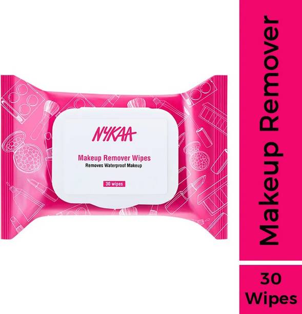 NYKAA Makeup remover wipes removes water proof makeup 30wipes Makeup Remover