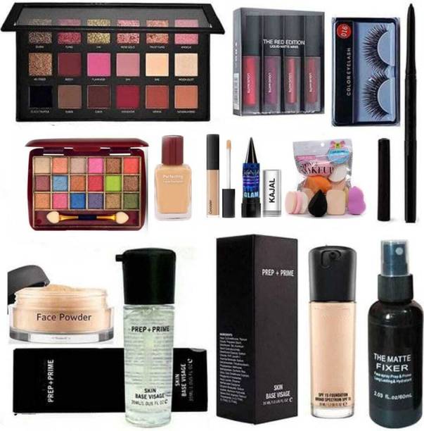 toroka makeup kit combo waterproof and matte finish makeup product Pack of 13