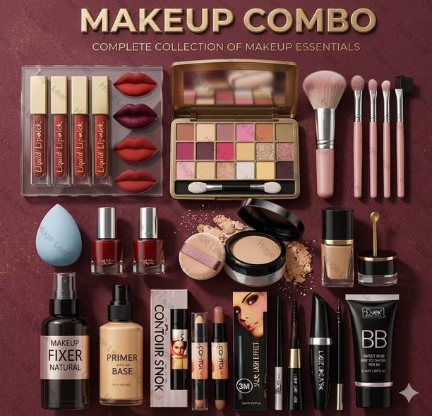 huge leaf Professional Full Makeup Collection Set