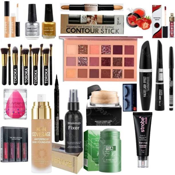 toroka Makeup Kit Waterproof Makeup, Bridal Makeup, Party Set For Women & Girls HT6
