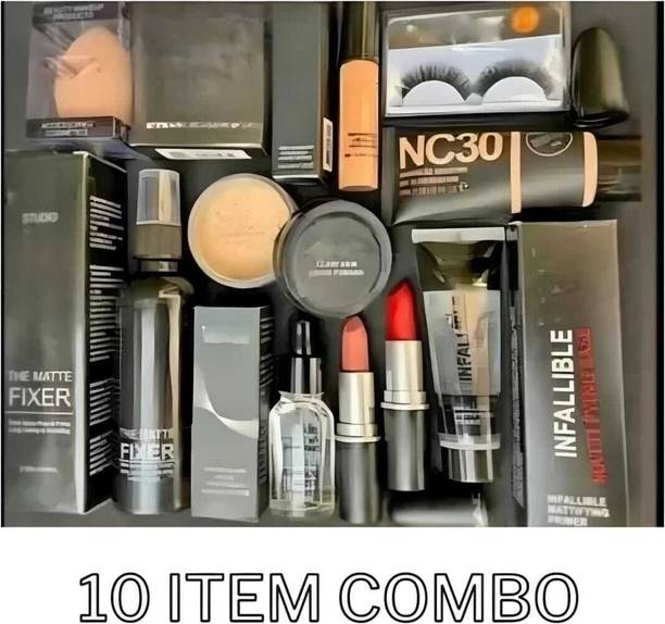 lately makeup combo primer fixer compact powder foundation concealer face serum
