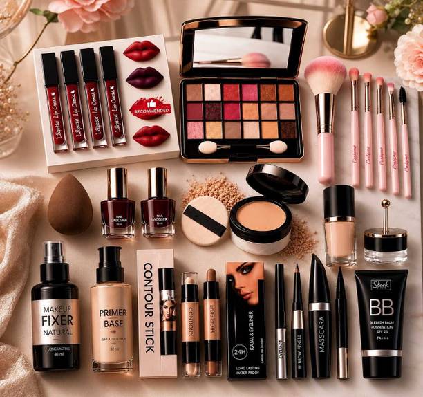 coslane Luxury Makeup Hamper with Eyeshadow & Lipstick