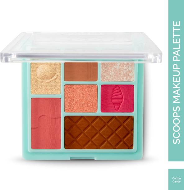 Glam21 Scoop Makeup Palette Eyeshadow+Contour+Highlighter+Blusher Matte & Shimmer Kit