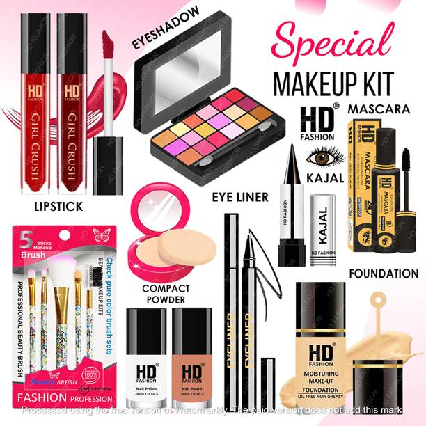 HD Fashion Radiant & Flawless Beauty Makeup Kit Sets for Professionals & Beginners HD-18