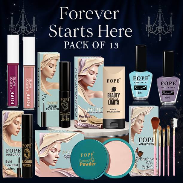 FOPE Makeup Combo Set Bridal Glow Waterproof Finish Elegant Wedding Combo