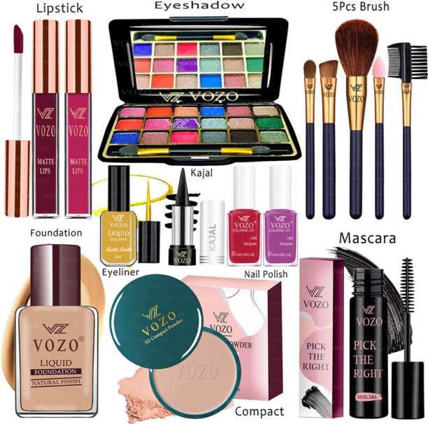 VOZO Makeup Kit Sets One-stop Beauty Package for Beginners and Professionals ST-300