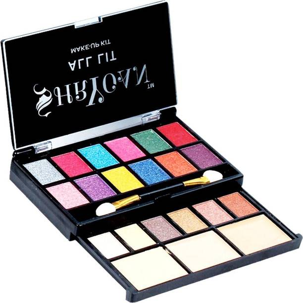 Shryoan 18 Eyeshadow, 3 Compact Powder, 3 Shades Makeup Kit