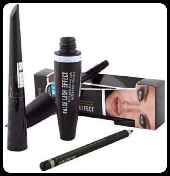 huge leaf Professional 3 in 1 eyeliner, mascara & eyebrow pencil. {set of 3}_KX269