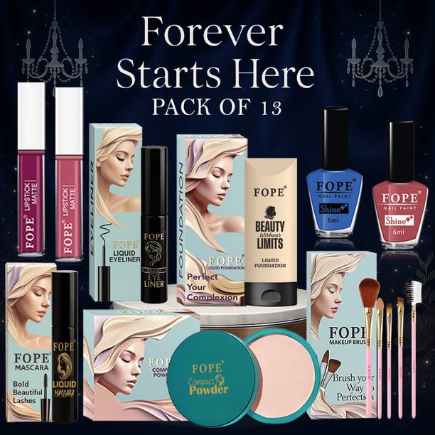 FOPE Makeup Combo Bridal Wedding Glow Professional Waterproof Finish Combo