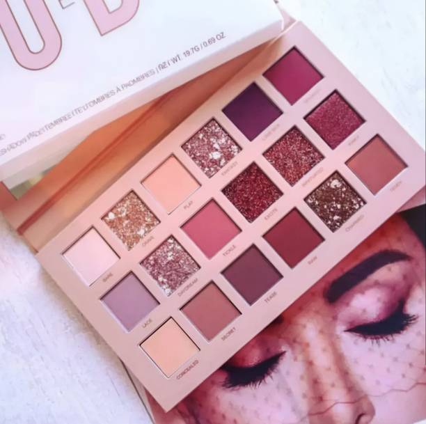 we ensign 18 Color Matte + Shimmer Nude EyeShadow Eye Shadow Palette 18 g