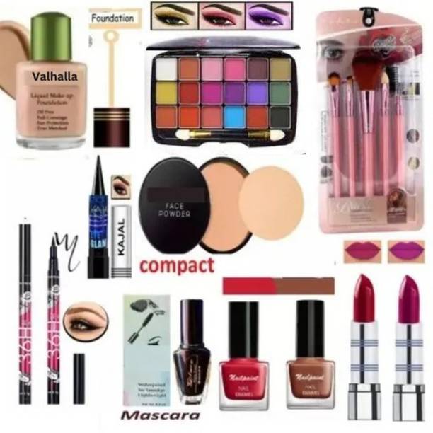 Valhalla makeup kit full set for women & girls | eyeshadow makeup brush set