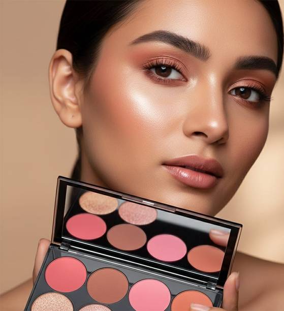 GULGLOW99 Cute Blusher Palette with Shimmer Highlighter...