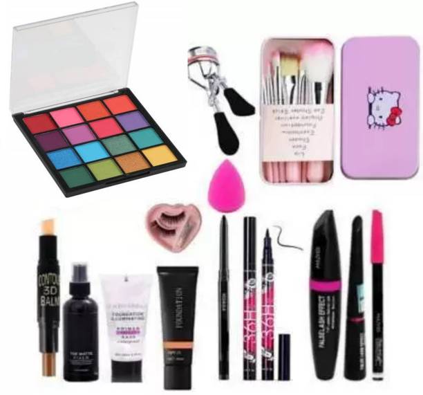 TUMR 16 MULTICOLOR MAKEUP KIT WITH ALL IN ONE MAKEUP COMBO PACK