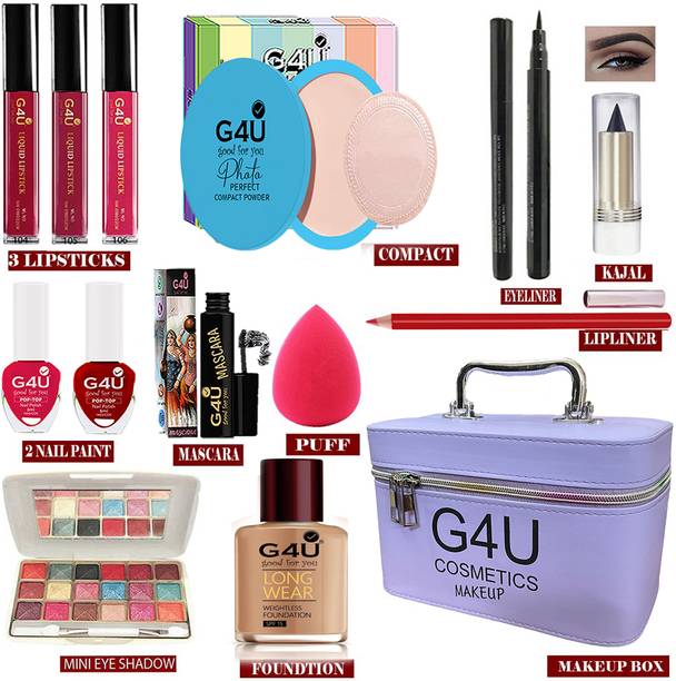 G4U Best Makeup Kit for girls and Women All Products With Makeup box 050424A50