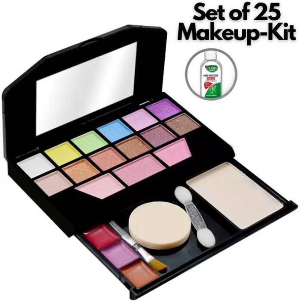 TYA Makeup Kit - Eye-Shadows, Lip Colors, Blushes, Sponges, Brushes & Blender(5024)