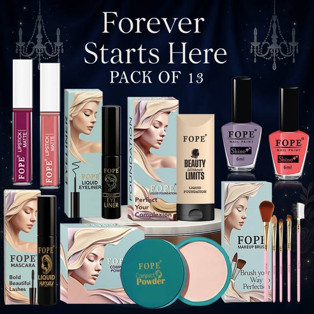 FOPE Makeup Set Bridal Glow Wedding Ready Waterproof Shine Professional Kit