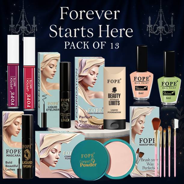 FOPE Makeup Kit Waterproof Bridal Look Wedding Edition Long Stay Makeup Combo