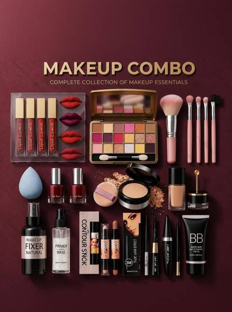 Leiseette'z Professional Full Makeup collection set ( Pack of 14)